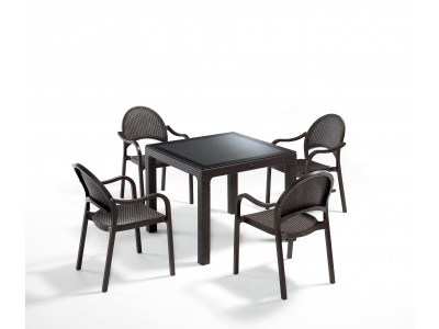 Градински комплект TROPIC set 4 (кафяво)